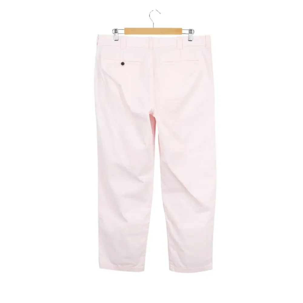 J.Crew Men's Classic Cotton Trouser In Canvas Pale Pink Size 36x32 NWT